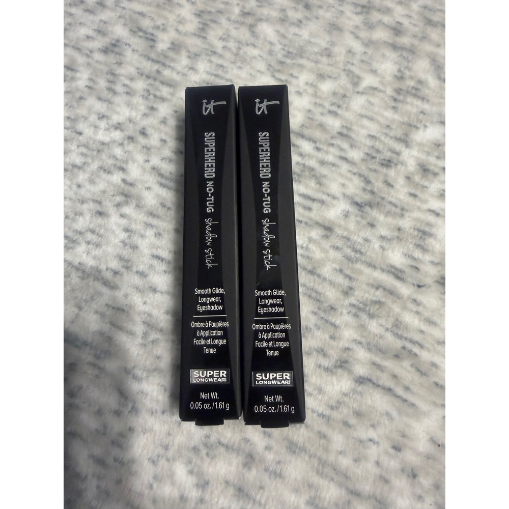 IT Cosmetics Superhero No Tug Shadow Stick‎ Gallant Gold Longwear 2pack NWT